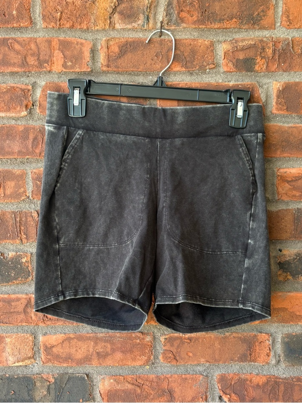 torrid Washed Black High-Rise Bike Shorts